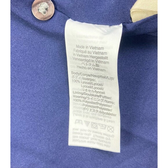 Madewell Smock-Sleeve Button-Front Mini Dress Happy Hibiscus Preppy Boho Sz 2 - Picture 5 of 12